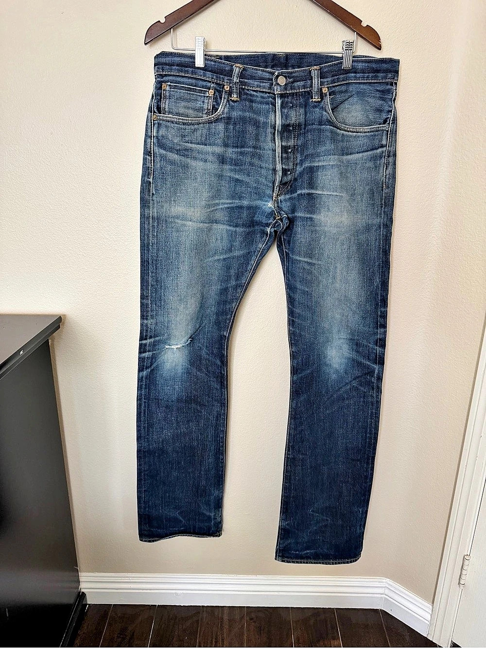 VIntage Y2K RRL Double RL Selvedge Jeans 36by34 Japanese denim made in USA
